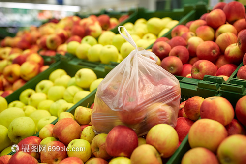 水果,收获,食物销售袋成熟苹果杂货店市场